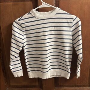 Janie and Jack White and Blue Striped Long Sleeve Shirt